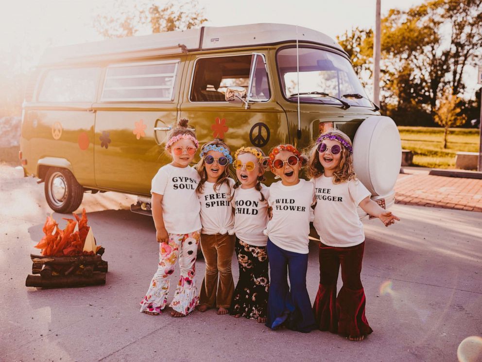 PHOTO: Aurora, Olive, Haven, Lyla and Aubrey, all 3 years old, pose together once a year to celebrate their friendship.