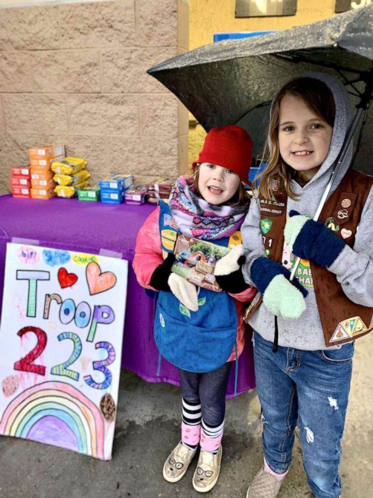 PHOTO: Virginia Beach-based girl scouts create a virtual cookie booth to donate cookies to local hospitals.