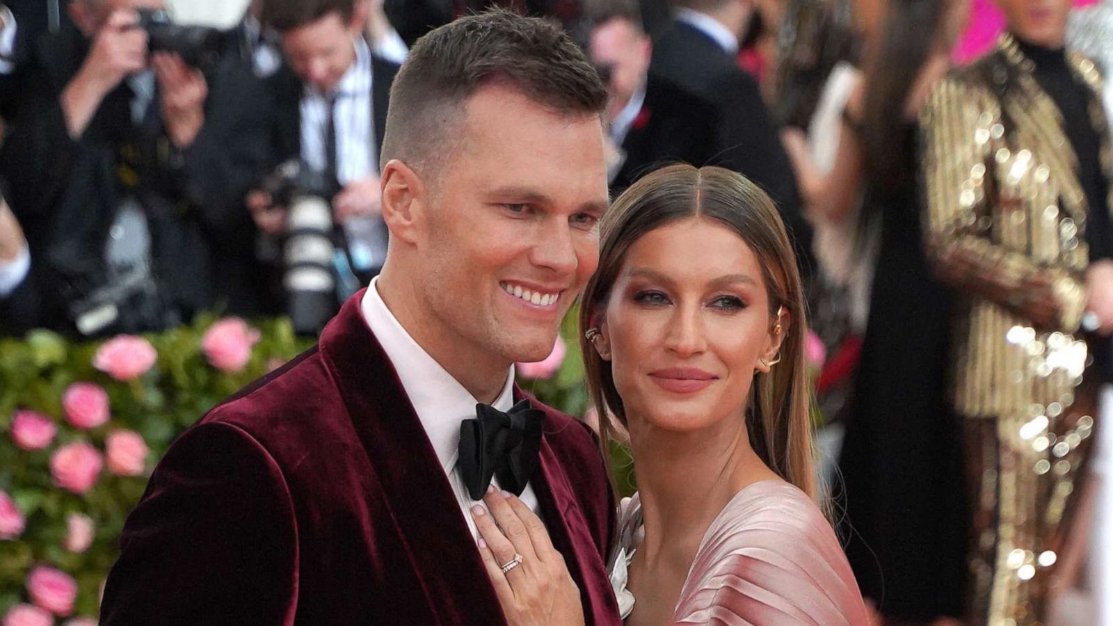 PHOTO: Tom Brady and Gisele Bundchen at Metropolitan Museum of Art on May 6, 2019 in New York City.