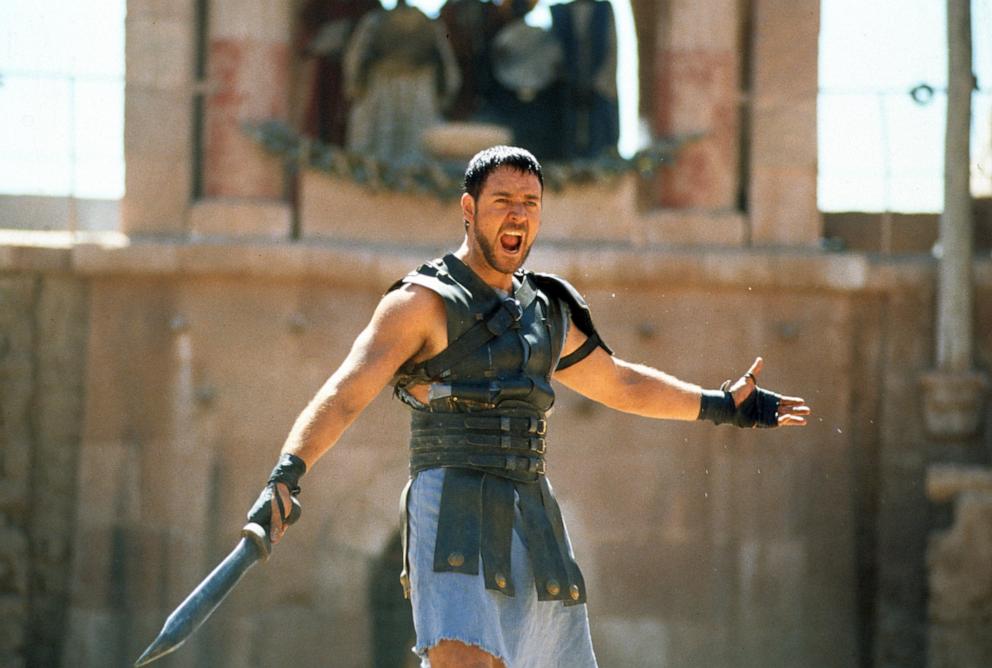 PHOTO: Russell Crowe appears n a scene from the 2000 film "Gladiator."