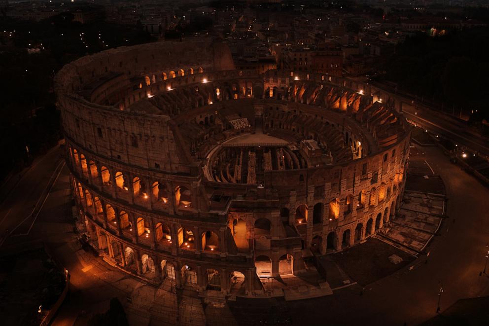 PHOTO: Airbnb is inviting guests inside the Colosseum after dark to partake in a unique and authentic gladiator experience.