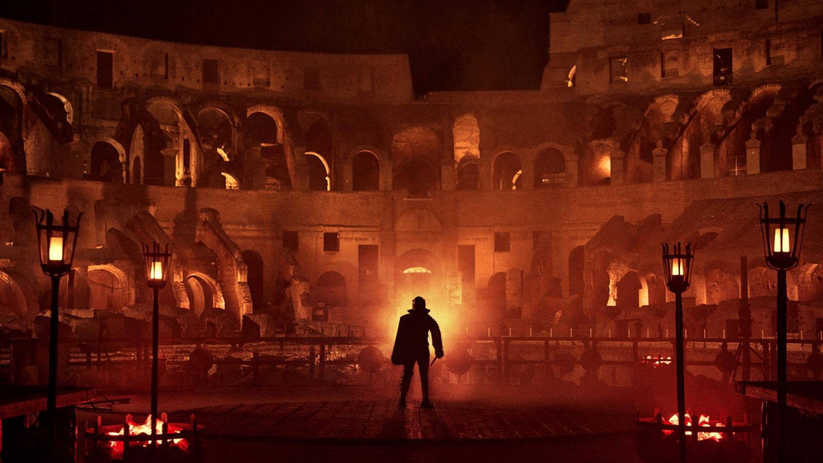 PHOTO: Airbnb is inviting guests inside the Colosseum after dark to partake in a unique and authentic gladiator experience.