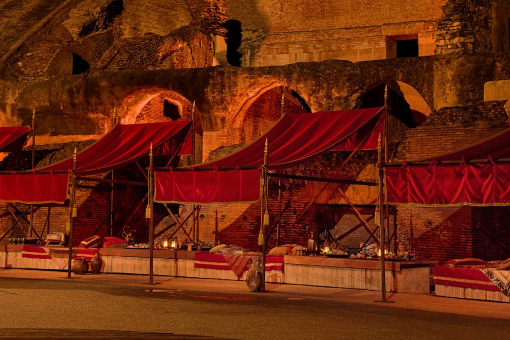 PHOTO: Airbnb is inviting guests inside the Colosseum after dark to partake in a unique and authentic gladiator experience.