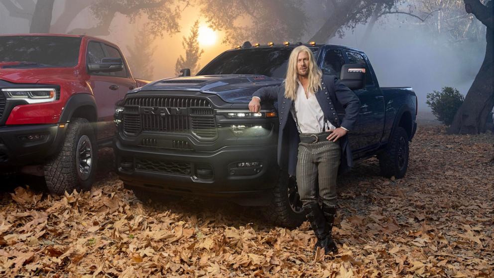 PHOTO: Ram trucks and actor Glen Powell put new spin on "Goldilocks and the Three Bears" in brand's 2025 Big Game commercial.