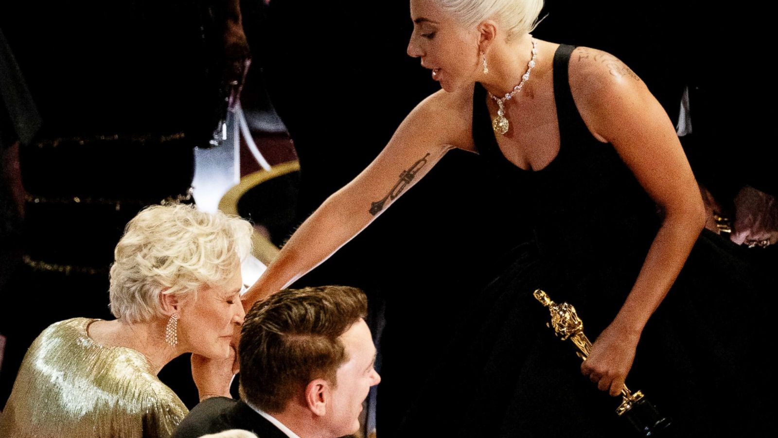 PHOTO: Glenn Close and Lady Gaga at the 91st Annual Academy Awards at Hollywood and Highland, Feb. 24, 2019, in Hollywood, Calif.