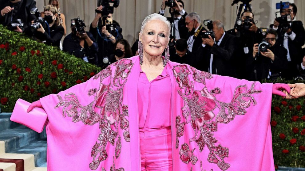 PHOTO: Glenn Close attends The 2022 Met Gala Celebrating "In America: An Anthology of Fashion" at The Metropolitan Museum of Art, May 2, 2022, in New York.