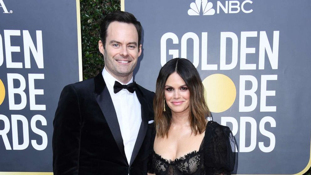 PHOTO: Bill Hader and Rachel Bilson attend the 77th Annual Golden Globe Awards at The Beverly Hilton Hotel on Jan. 05, 2020, in Beverly Hills, Calif.
