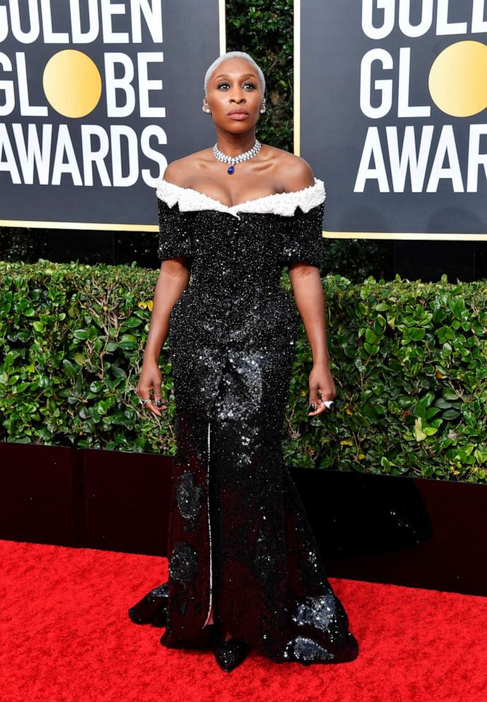 PHOTO: Cynthia Erivo attends the 77th Annual Golden Globe Awards at The Beverly Hilton Hotel on Jan. 05, 2020, in Beverly Hills, Calif.