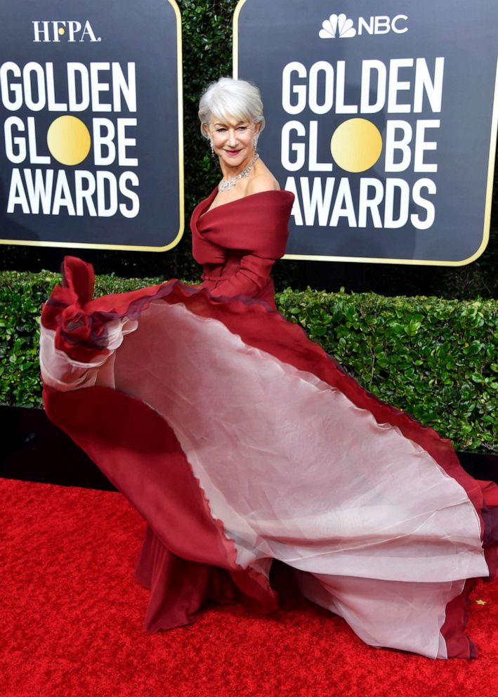 PHOTO: Helen Mirren attends the 77th Annual Golden Globe Awards at The Beverly Hilton Hotel on Jan. 05, 2020, in Beverly Hills, Calif.