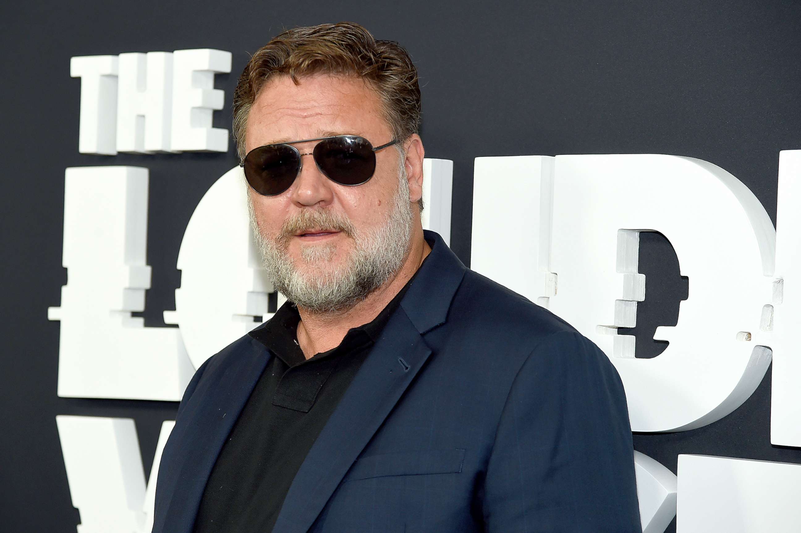PHOTO: Russell Crowe attends "The Loudest Voice" New York Premiere at Paris Theatre on June 24, 2019, in New York.