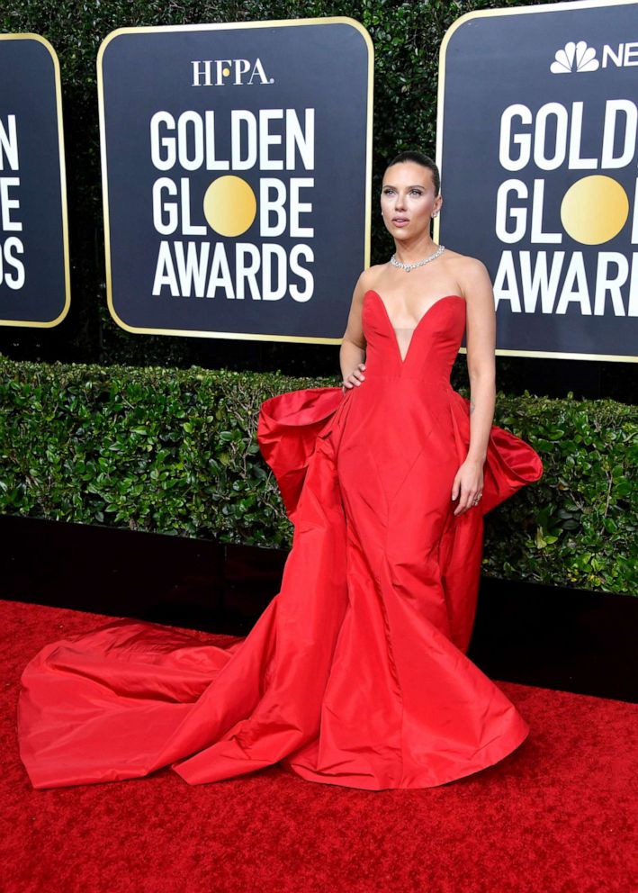 PHOTO: Scarlett Johansson attends the 77th Annual Golden Globe Awards at The Beverly Hilton Hotel on Jan. 05, 2020, in Beverly Hills, Calif.