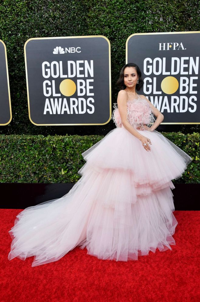 PHOTO: Sofia Carson attends the 77th Annual Golden Globe Awards at The Beverly Hilton Hotel on Jan. 05, 2020, in Beverly Hills, Calif.