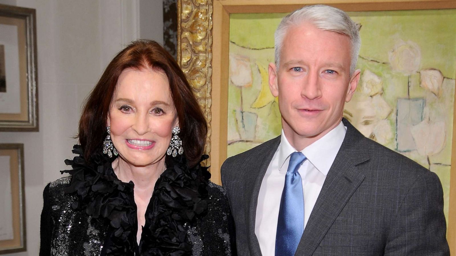 PHOTO: Gloria Vanderbilt and Anderson Cooper attend the launch party for "The World Of Gloria Vanderbilt" at the Ralph Lauren Women's Boutique, Nov. 4, 2010, in New York.