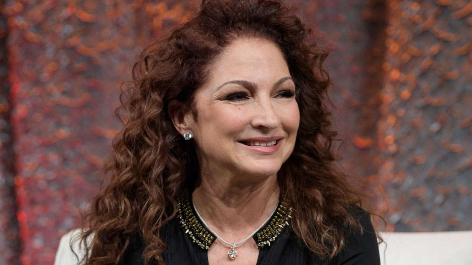 PHOTO: Gloria Estefan speaks on stage at Fontainebleau Hotel on Jan. 22, 2020 in Miami Beach, Fla.