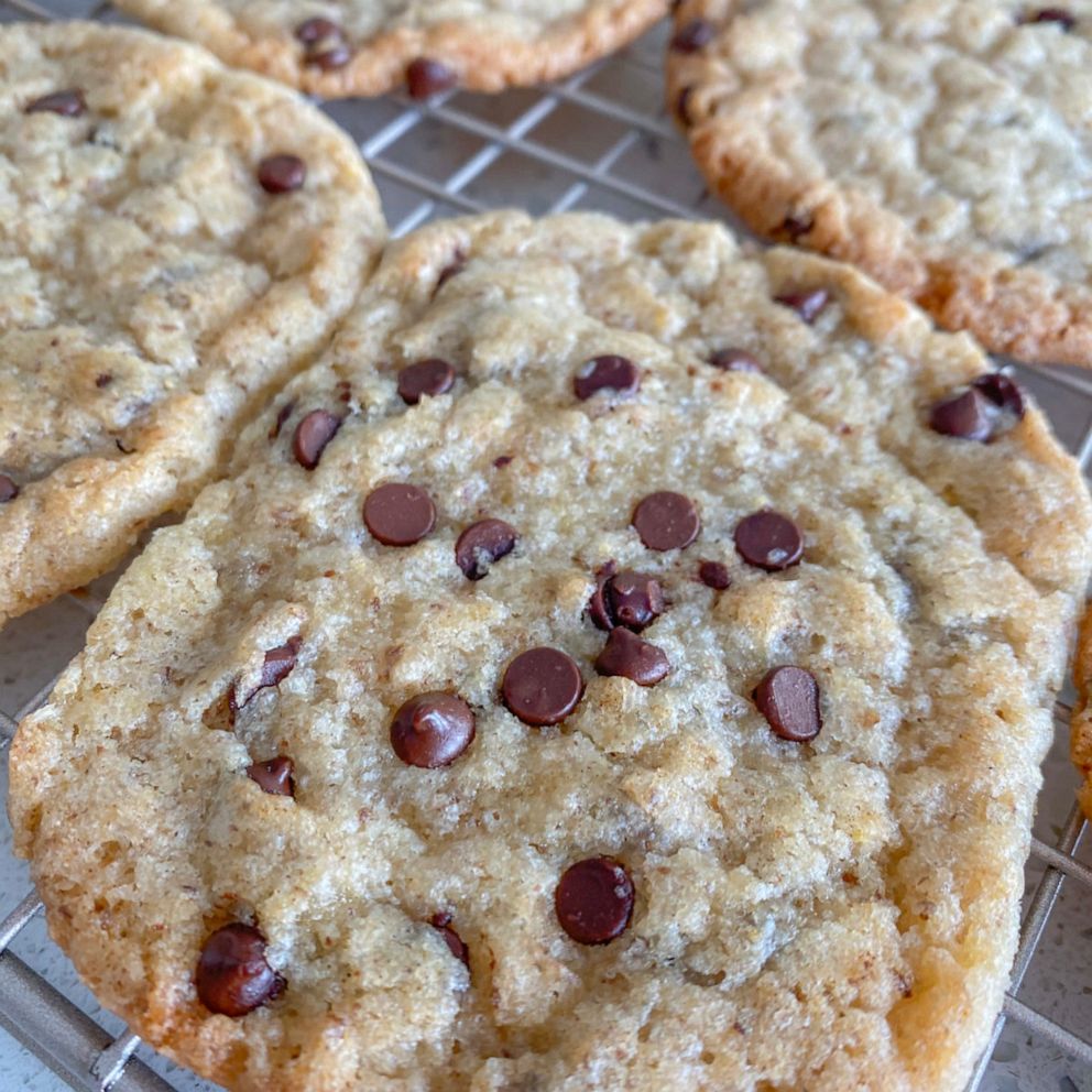 PHOTO: A vegan and chocolate chip cookie made by food blogger and author Jill Glenn.