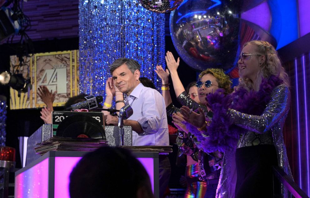 PHOTO: George Stephanopoulos DJ "Good Morning America's" Halloween on  Oct. 31, 2019.