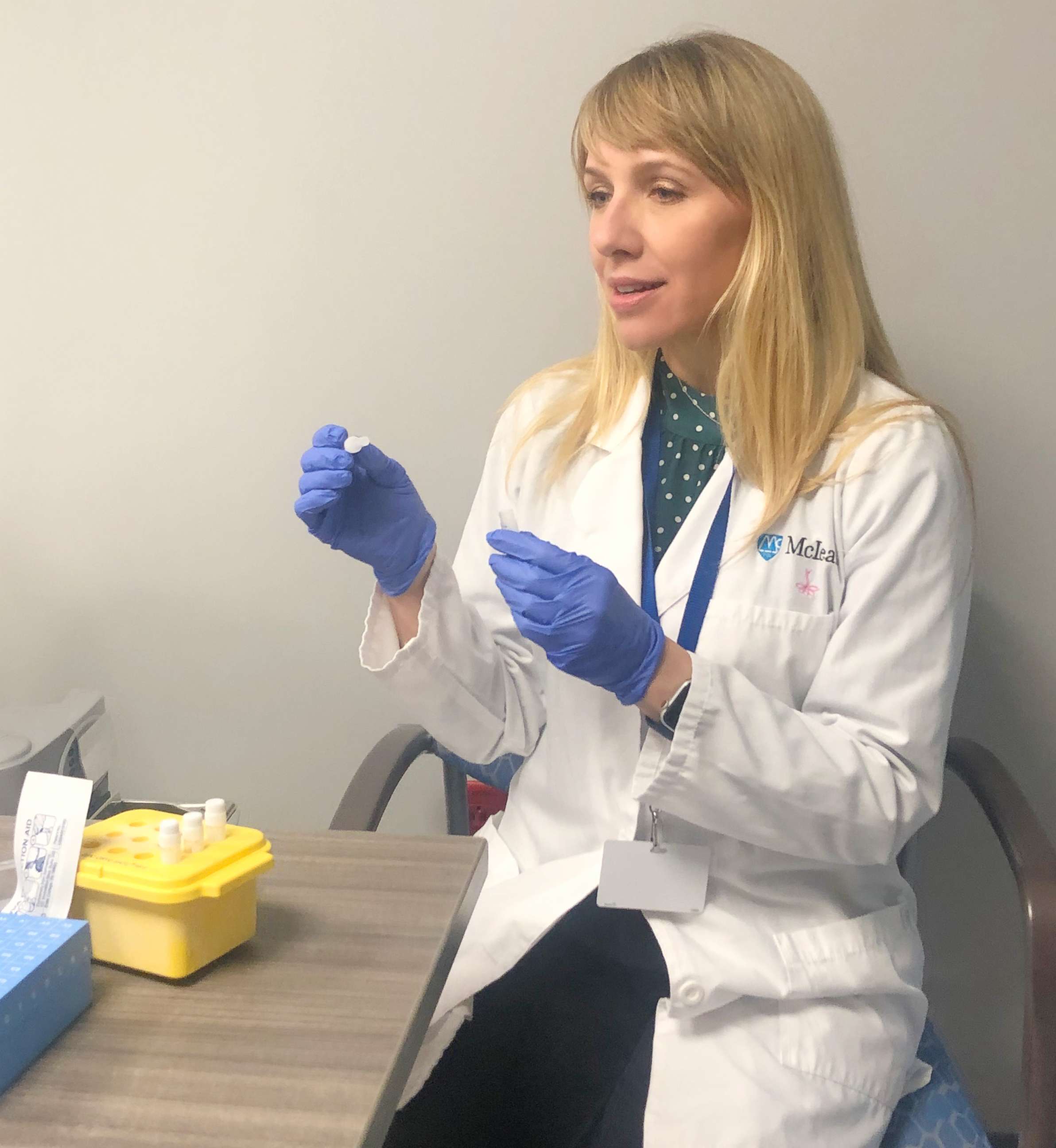 PHOTO: Dr. Laura Payne, director of the Clinical and Translational Pain Research Lab at McLean Hospital, is researching COVID-19 vaccines and menstrual changes.