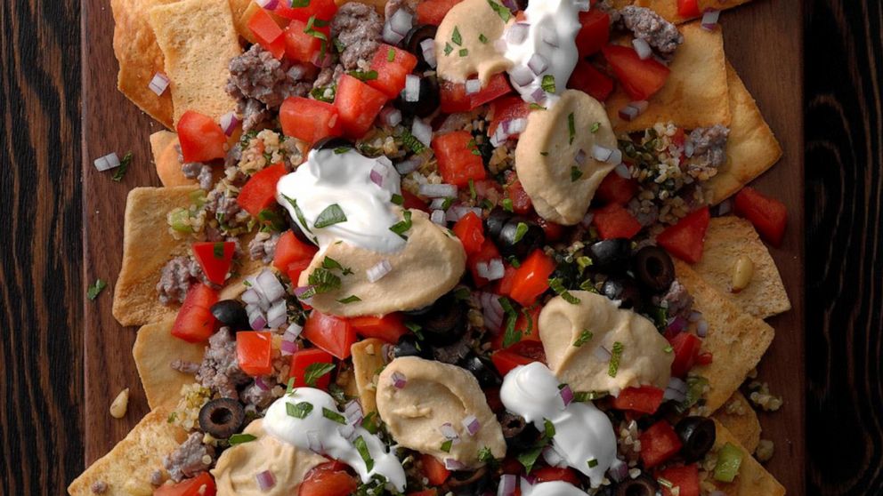 VIDEO: Dip into these crispy Mediterranean nachos from Taste of Home