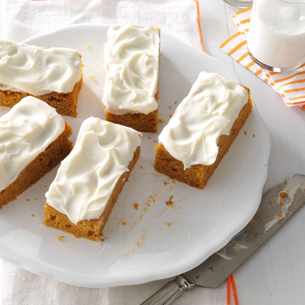 VIDEO: Forget pumpkin pie, try these pumpkin bars from Taste of Home this Thanksgiving