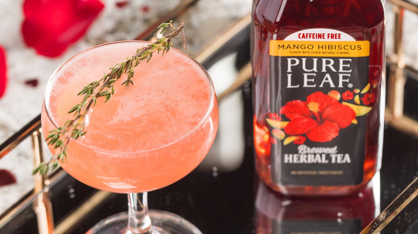 Pure Leaf Mango Hibiscus Herbal Iced Tea