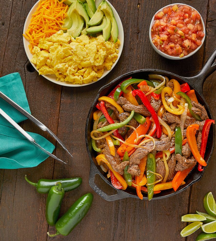 PHOTO: Steak Breakfast Fajitas/Cooking for a Fast Metabolism: Eat More Food and Lose More Weight