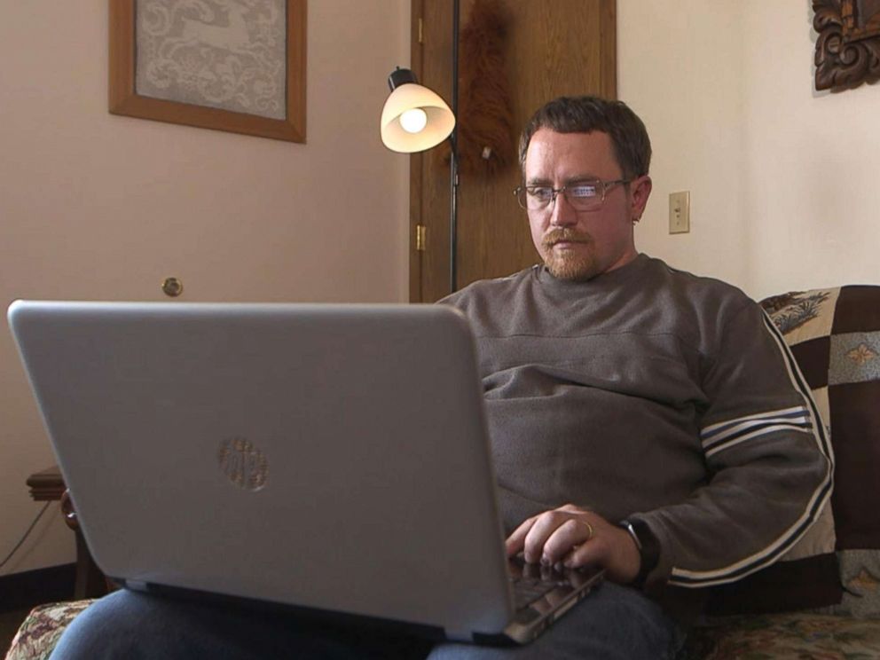 PHOTO: Mitch Yurkovich from Red Axe, Michigan, applied for a DNA test kit through the website MyHeritage and their DNA Quest program.