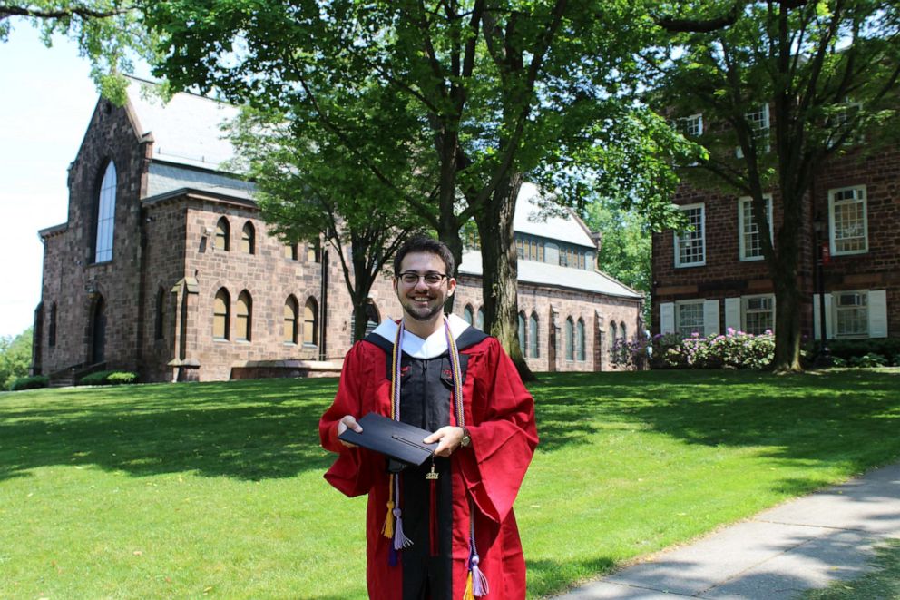 PHOTO: Alexander Freeman, of New Brunswick, New Jersey, is pictured at his graduation from Rutgers University.