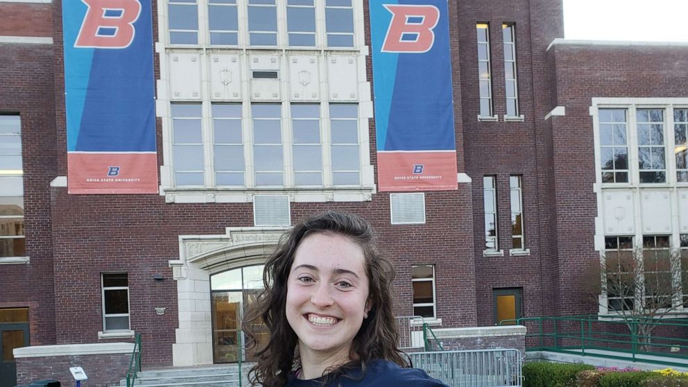 PHOTO: Ally Orr, 22, created a scholarship for women at Boise State University.
