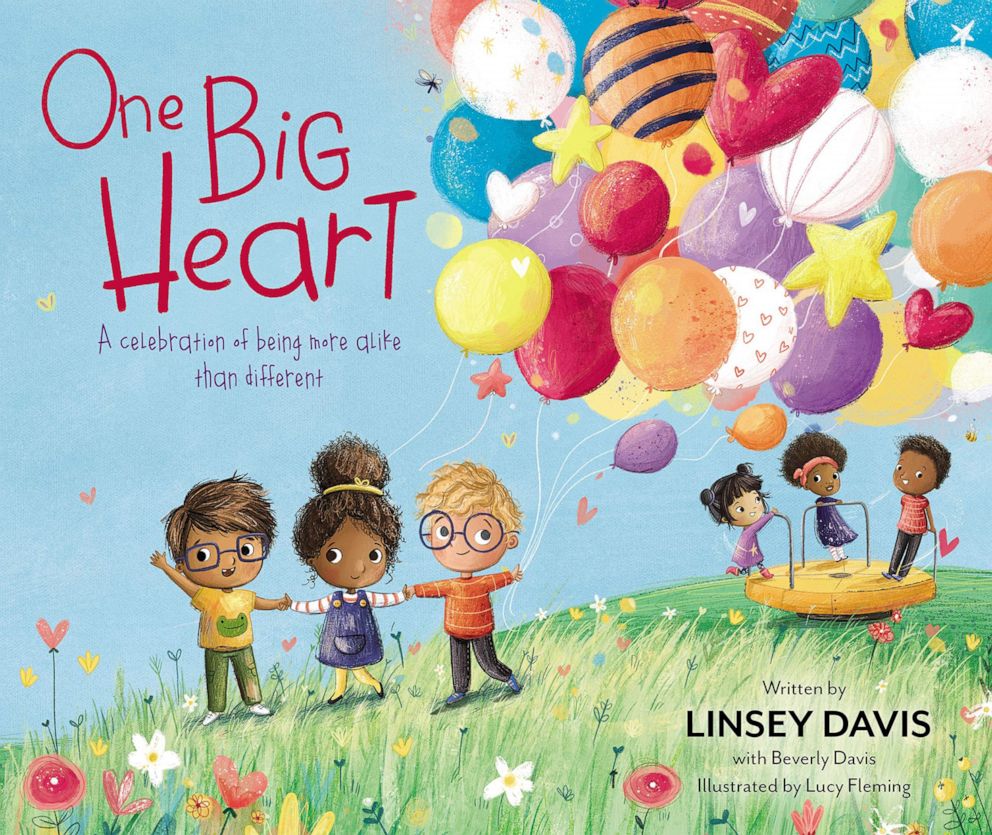 PHOTO: "One Big Heart: A Celebration of Being More Alike than Different" by ABC News Correspondent Linsey Davis and illustrator Lucy Fleming is Robin's pick.