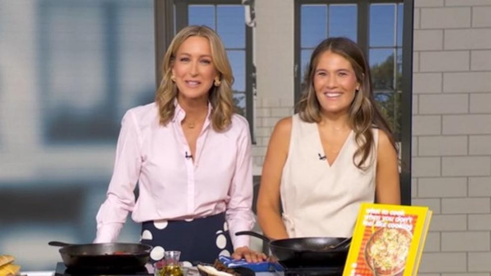 PHOTO: Caroline Chambers, right, appears on "Good Morning America" on Aug. 11, 2026.
