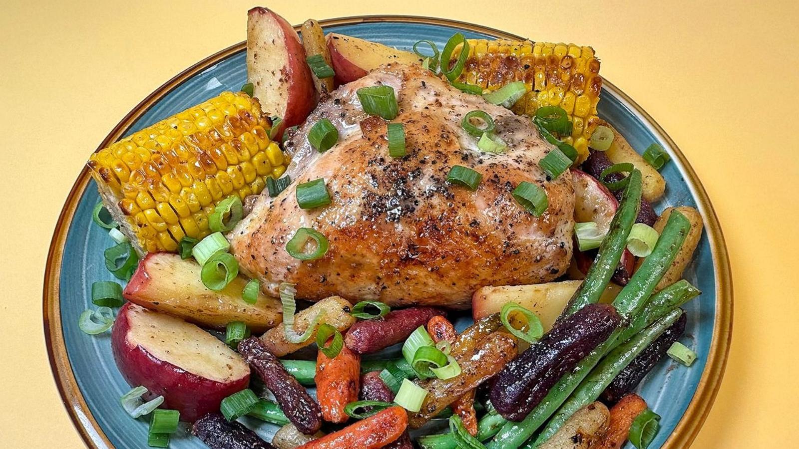 PHOTO: Cookbook author Brian Theis' chicken gazebo dish is pictured here.