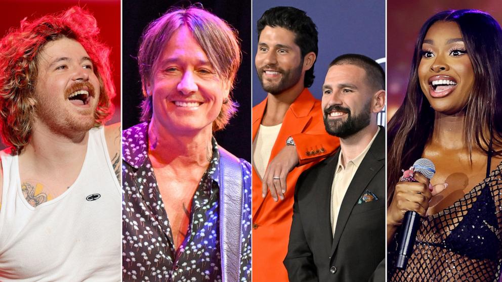 PHOTO: Jakob Nowell of Sublime, Keith Urban, Dan + Shay and Coco Jones.