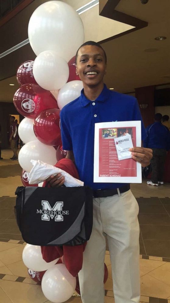 PHOTO: Dacavien Reeves is pictured as a freshman at Morehouse College.