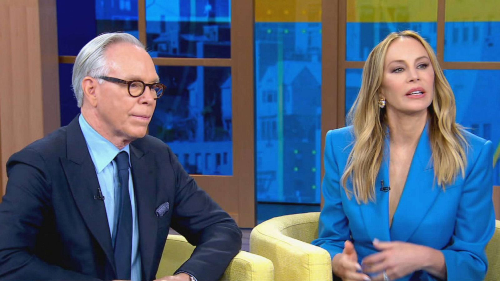 PHOTO: Tommy and Dee Hilfiger talk about raising kids diagnosed with autism during an appearance on ABC's "Good Morning America" on April 5, 2022.