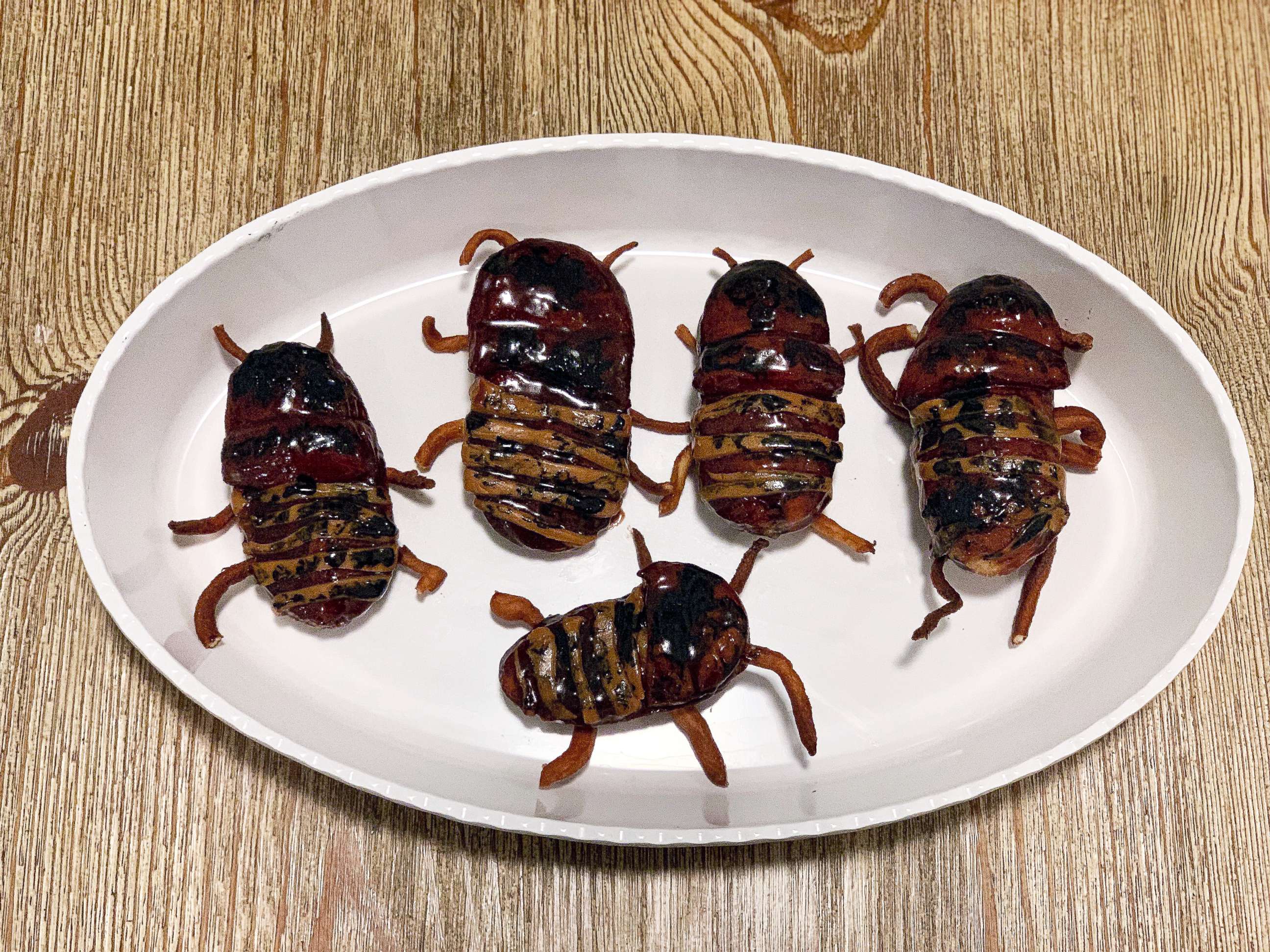 PHOTO: I made Pinterest's top 10 Halloween recipes of 2019, which included Boston cream donuts that look like cockroaches.