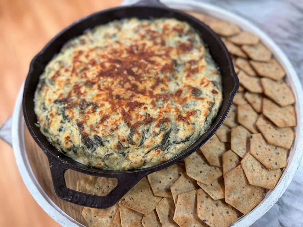 PHOTO: Spinach artichoke dip.