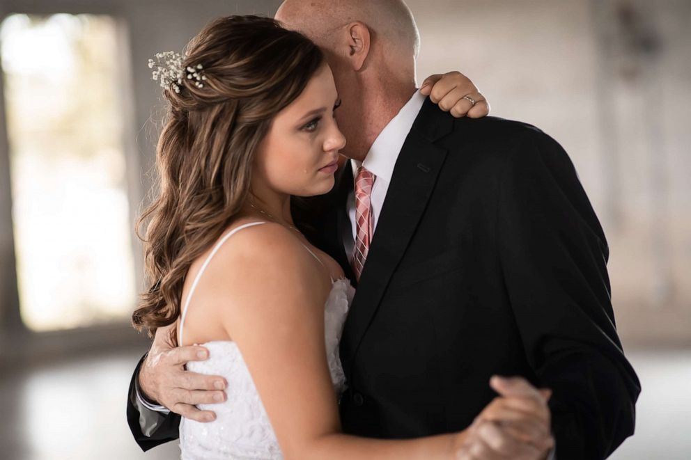 Family does early fatherdaughter wedding dance after dad