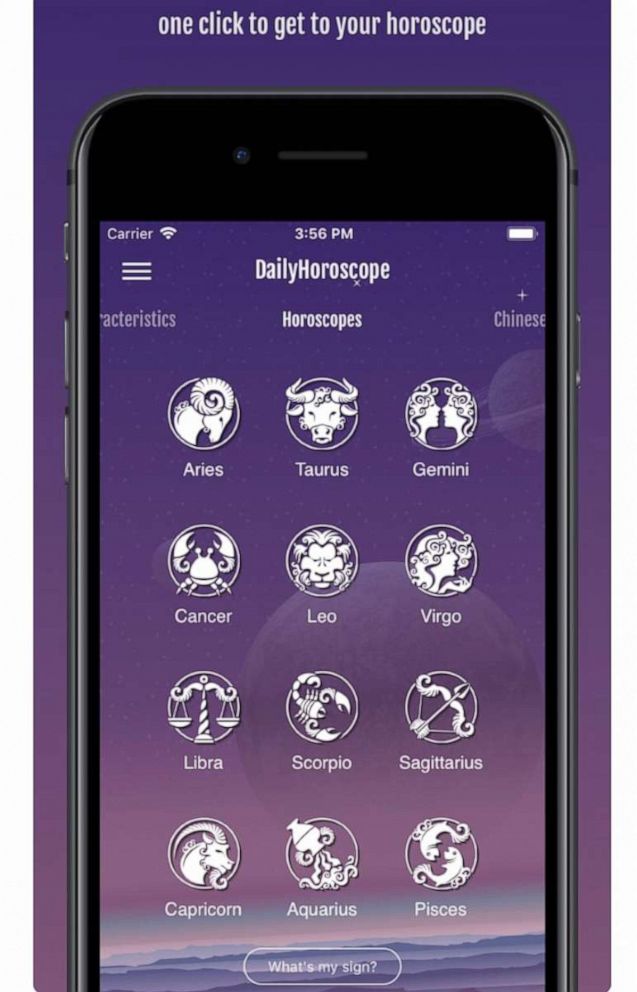 PHOTO: Daily Horoscope offers daily, weekly and monthly horoscopes and has been on the market since 2009.