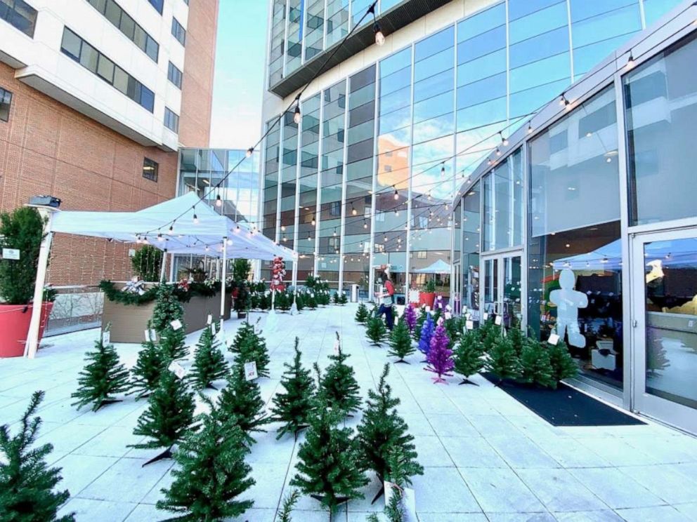 PHOTO: Patients at Children’s of Alabama got to pick their own Christmas tree in a winter wonderland of more than 300 Christmas trees.