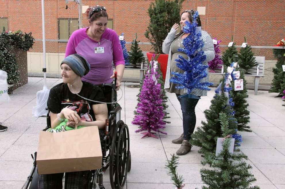 PHOTO: Patients at Children’s of Alabama got to pick their own Christmas tree in a winter wonderland of more than 300 Christmas trees.