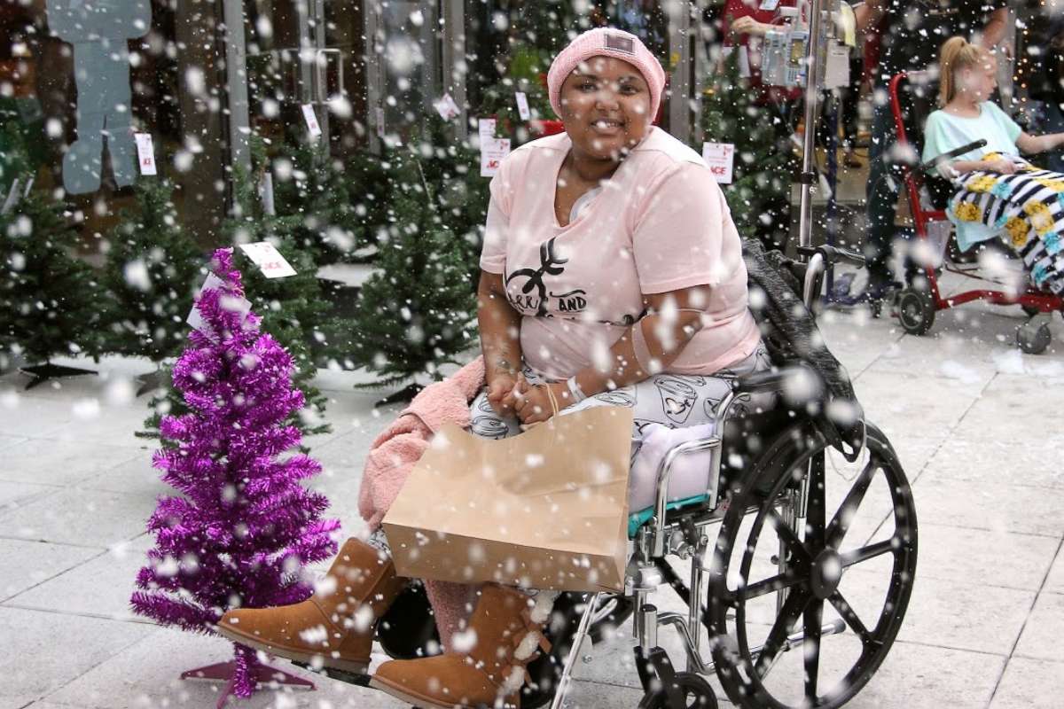 PHOTO: Patients at Children’s of Alabama got to pick their own Christmas tree in a winter wonderland of more than 300 Christmas trees.