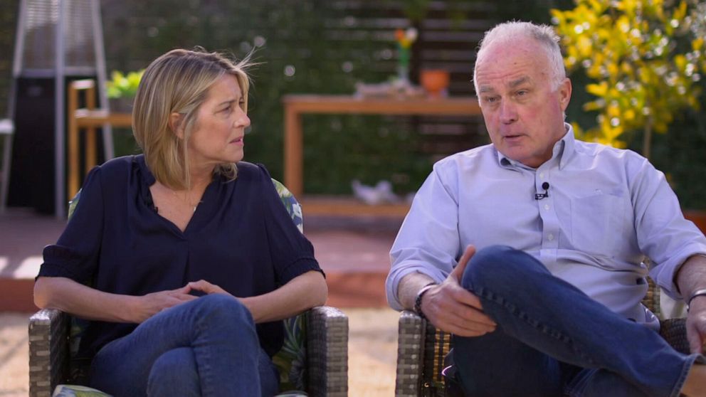 PHOTO: Leah and Ethan Elder speak to ABC News for an exclusive interview that aired on "Good Morning America" on May 10, 2021.