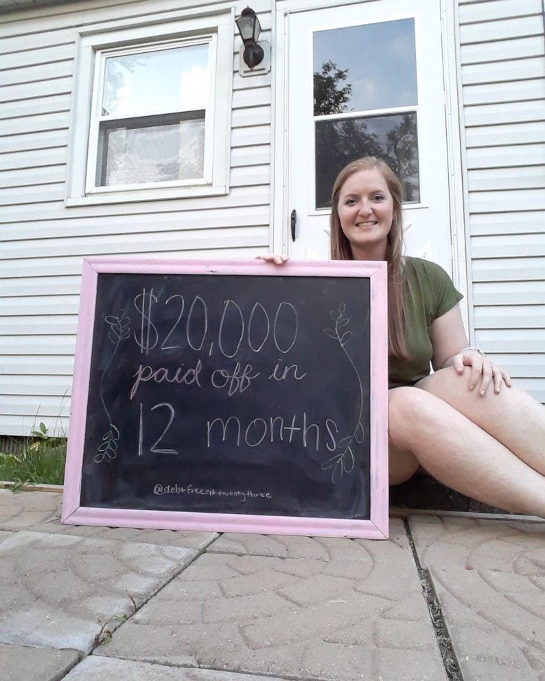 PHOTO: Kristy Epperson, 23, paid off $20,000 in debt in one year.