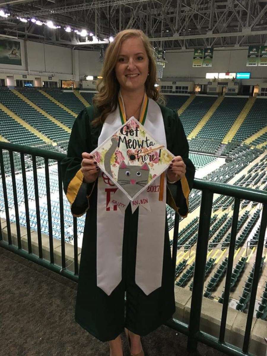 PHOTO: Kristy Epperson, now 23, is pictured at her college graduation.