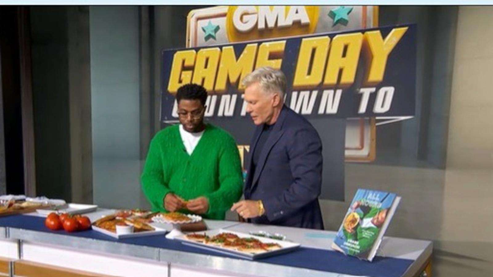 PHOTO: Chef Kwame Onwuachi shares recipes from his new cookbook "All Hours" on "Good Morning America" on Sept. 22, 2026.