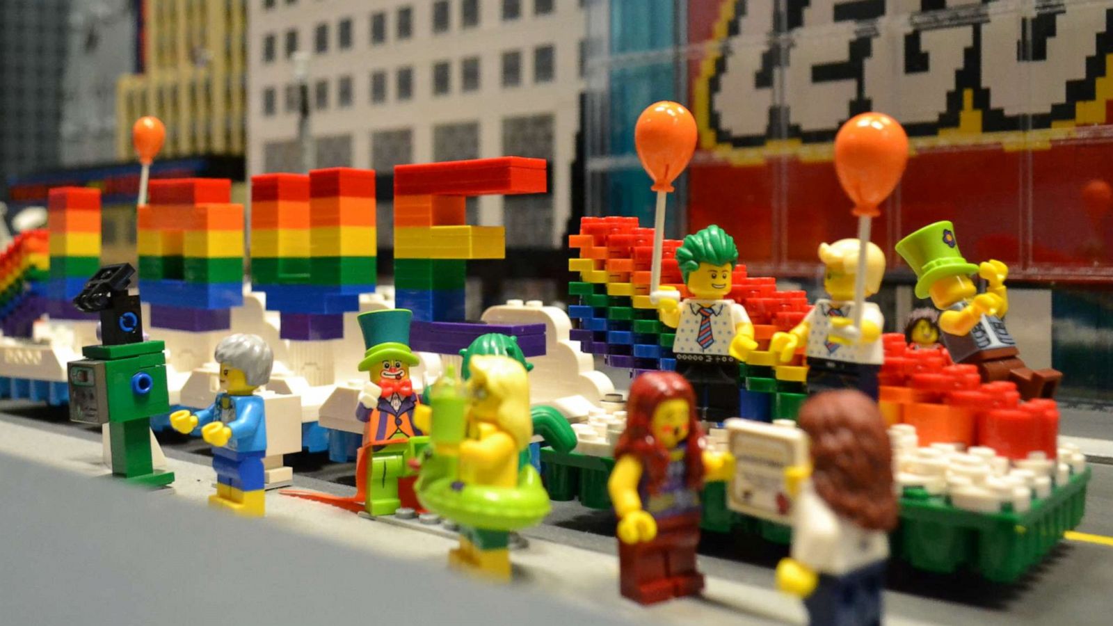 PHOTO: LEGOLAND Discovery Center Westchester pride parade