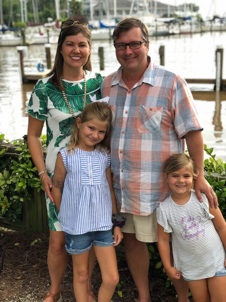 PHOTO: Leigh Ann Garrett, 39, of Mount Pleasant, South Carolina, poses with her family.