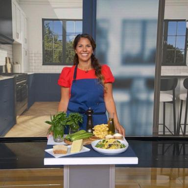 PHOTO: Chef Lena Ciardullo shares recipes for eggplant brulé, pasta with zucchini ragu on "Good Morning America" on Aug. 6, 2026.