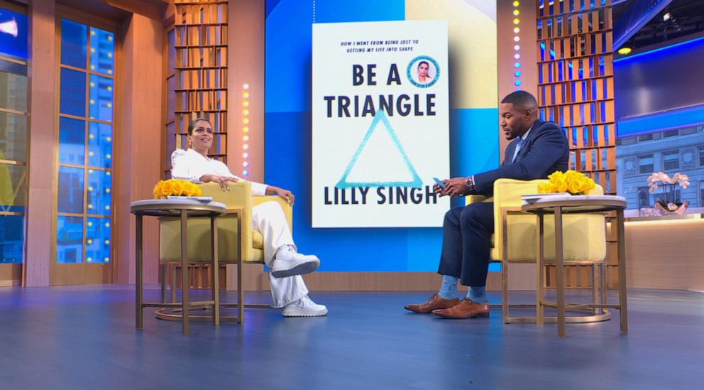 PHOTO: Lilly Sigh discusses her book "Be a Triange" on ABC's "Good Morning America" on April 4, 2022.