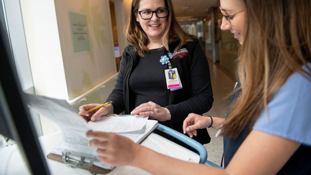 PHOTO: The 14 nurses who are pregnant at Massachusetts General Hospital say they support each other.